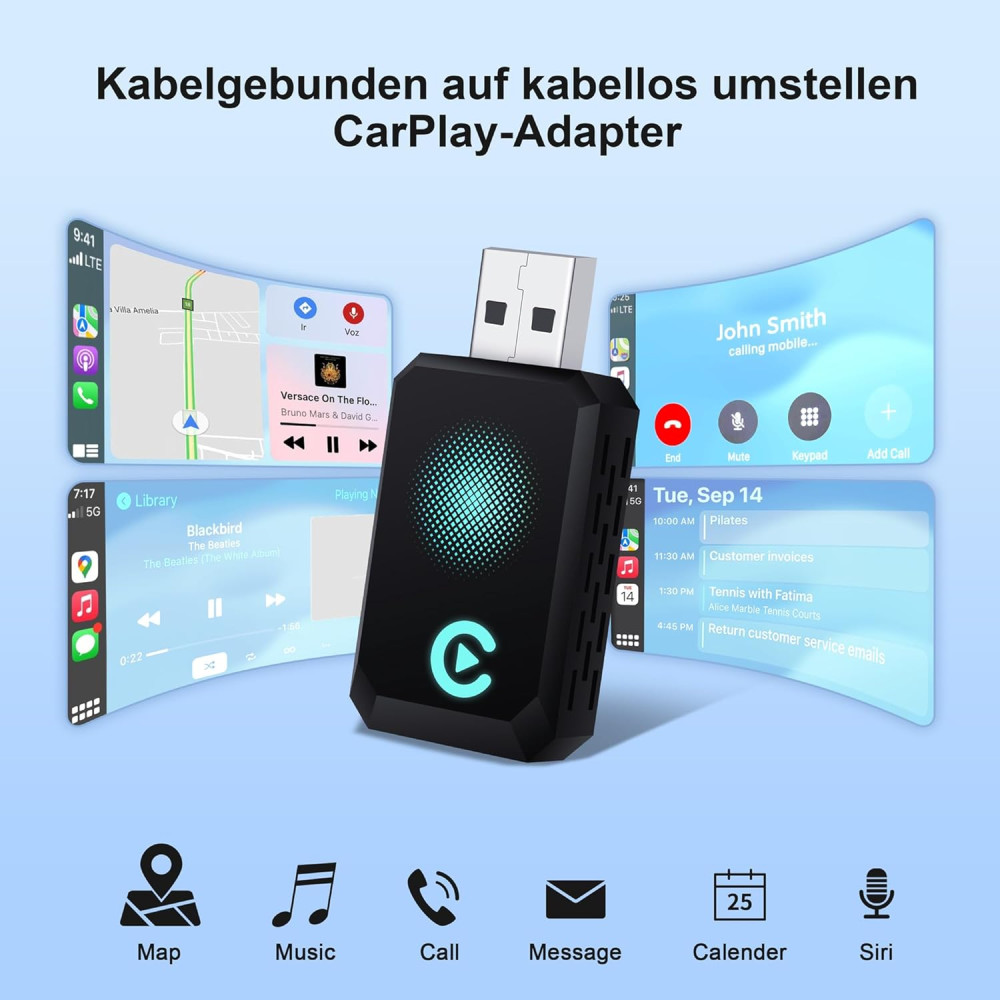 Беспроводной адаптер CarPlay Letitwell Q1S