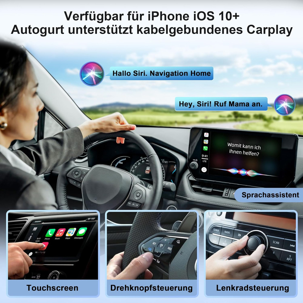 Беспроводной адаптер CarPlay Letitwell Q1S