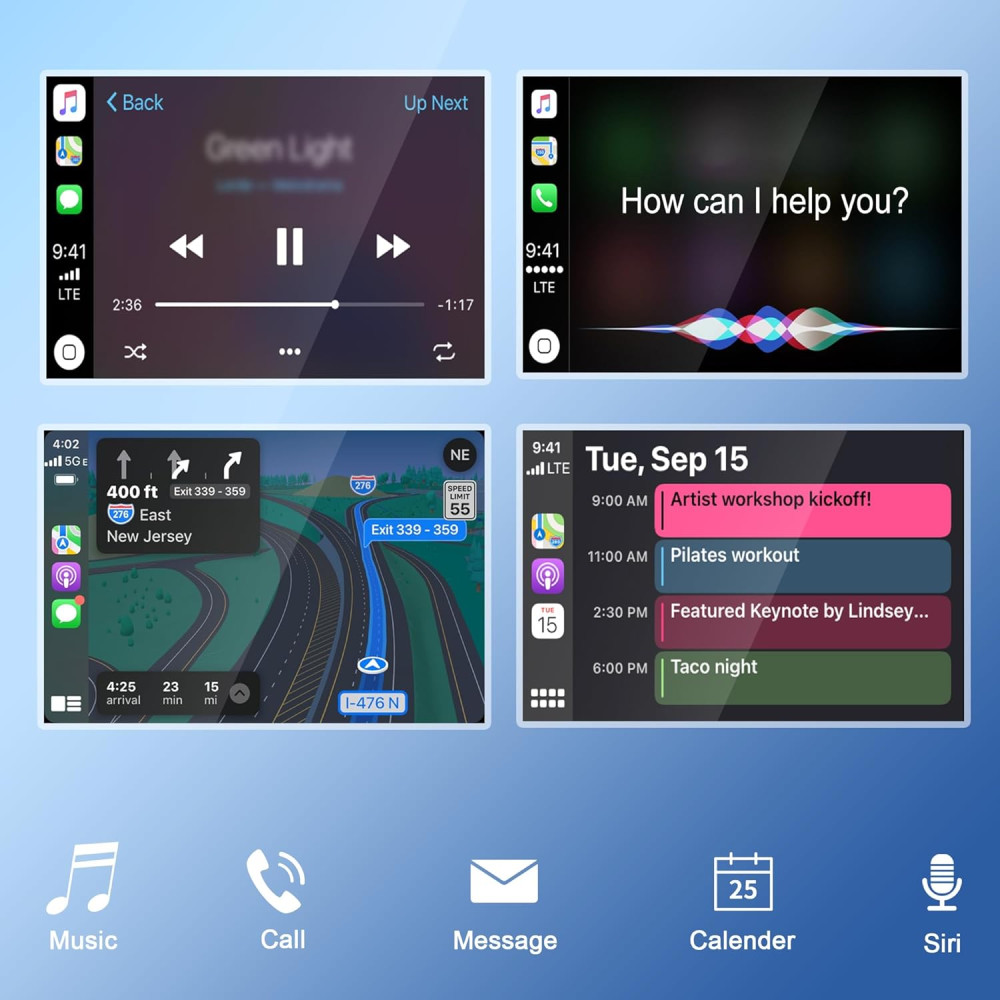 Беспроводной адаптер CarPlay Alltolink USB-A Plug & Play