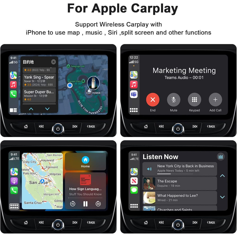 Беспроводной адаптер CarPlay для iPhone 2015 и выше