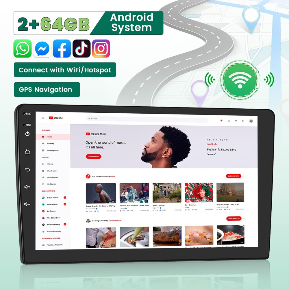 Магнитола Android 15 2G плюс 64G для Citroen Berlingo B9 с CarPlay Android Auto и камерой