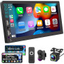 Автомагнитола 2 DIN ESLCLO с CarPlay и камерой заднего вида с ночным видением