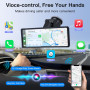 Автомагнітола автомобильный монітор Jansite з Apple CarPlay та Android Auto, GPS-навігація