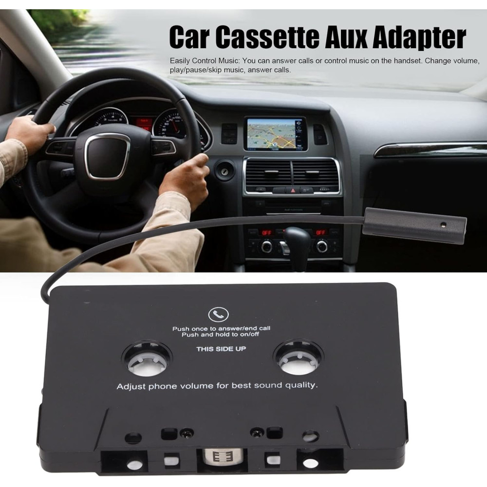 Кассетный Bluetooth-адаптер Acogedor с Bluetooth 5 0 и микрофоном