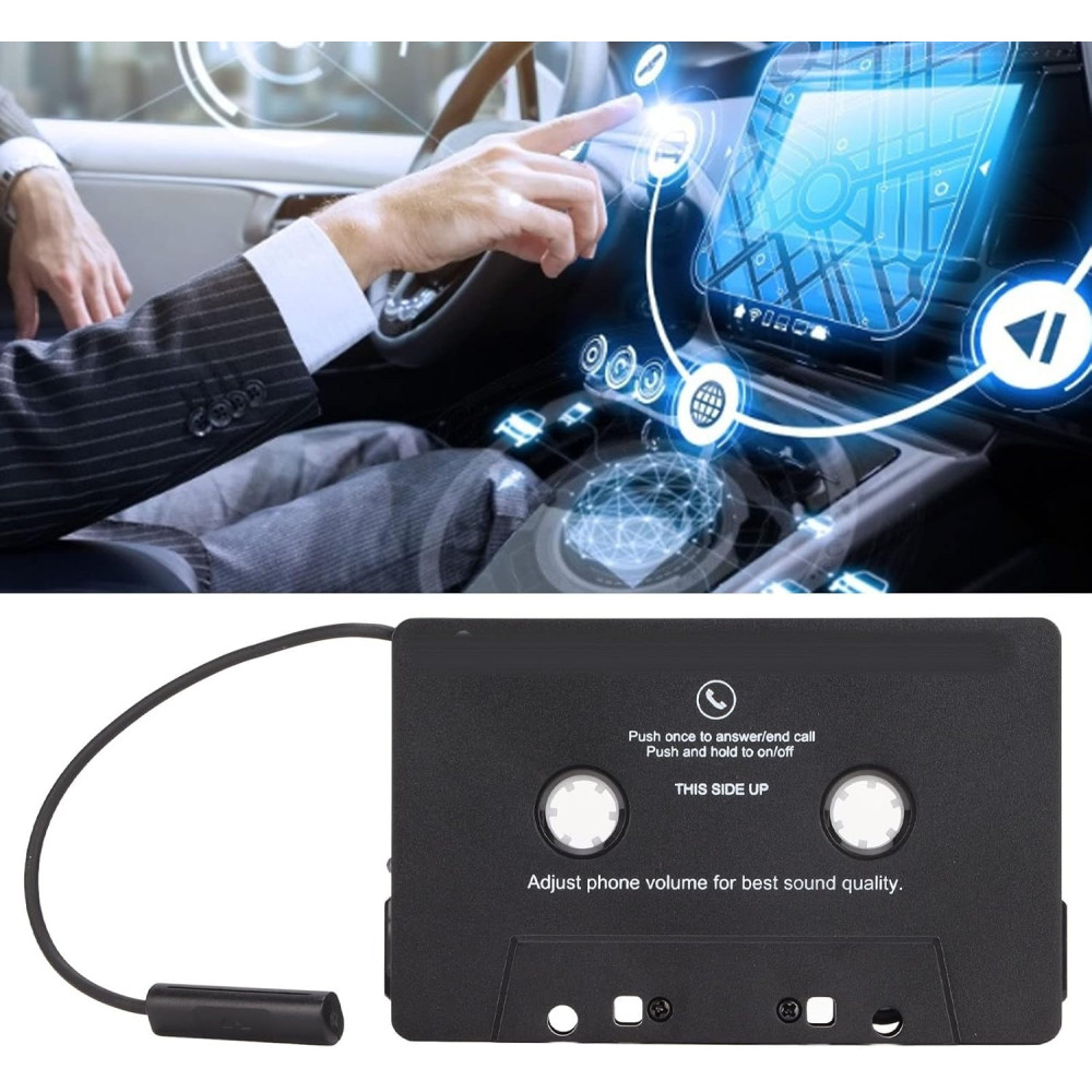 Кассетный Bluetooth-адаптер Acogedor с Bluetooth 5 0 и микрофоном