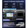 Автомагнитола Podofo для Peugeot 3008/5008/Partner и Citroën Berlingo 2010–2016