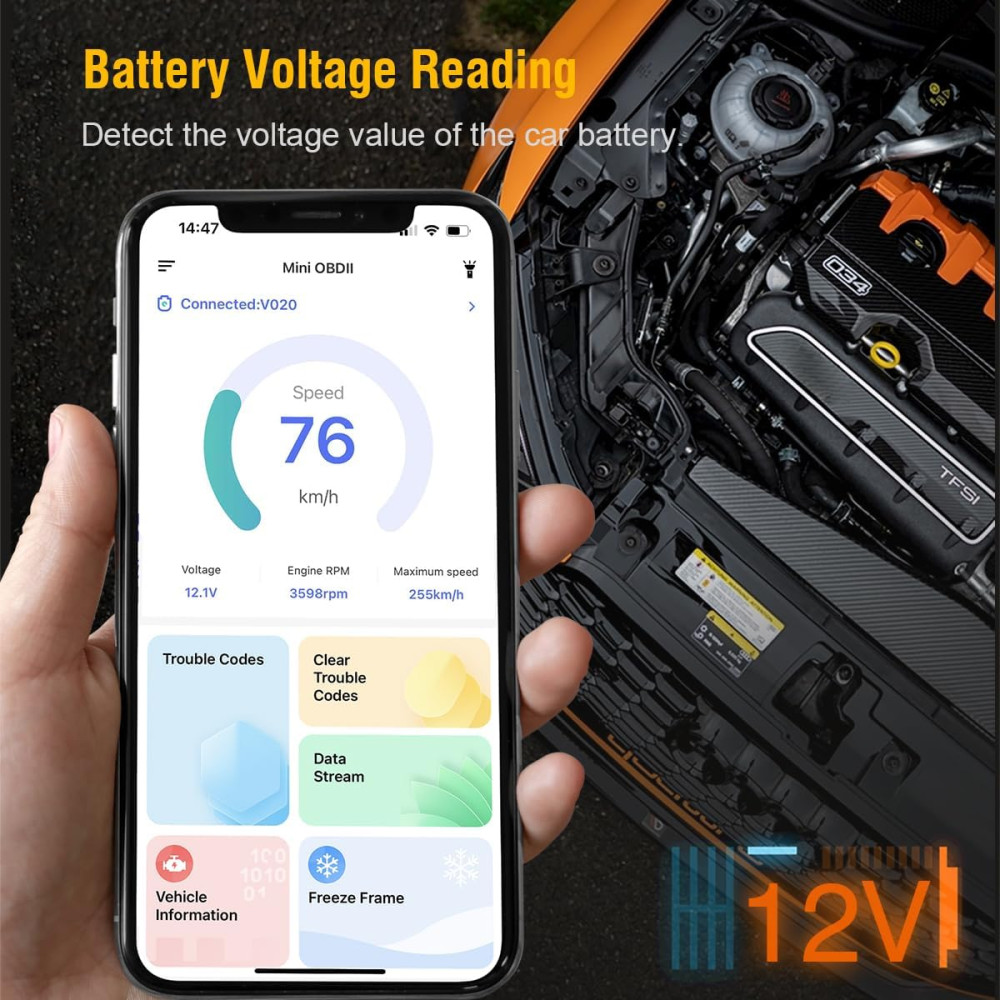 Mini OBDII диагностический сканер Vecooneen для авто
