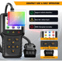Автосканер OBD2 jinzhoutek с цветным дисплеем 35901 DTC полная диагностика