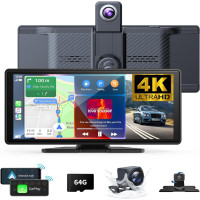 Автомобільний екран CarPlay Android Autо з фронтальною 4K камерою Antika A8