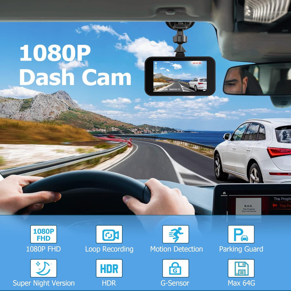 Автомобільний відеореєстратор Diamond Lark 1080P Full HD 170° 32GB