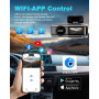 Уценка! Автомобильный видеорегистратор Zhiroad Q20 4K WiFi передняя и задняя камера 64GB