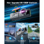 Уценка! Автомобильный видеорегистратор Zhiroad Q20 4K WiFi передняя и задняя камера 64GB