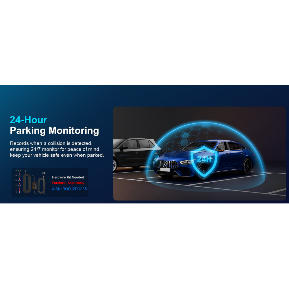 Уценка! Автомобильный видеорегистратор Zhiroad Q20 4K WiFi передняя и задняя камера 64GB