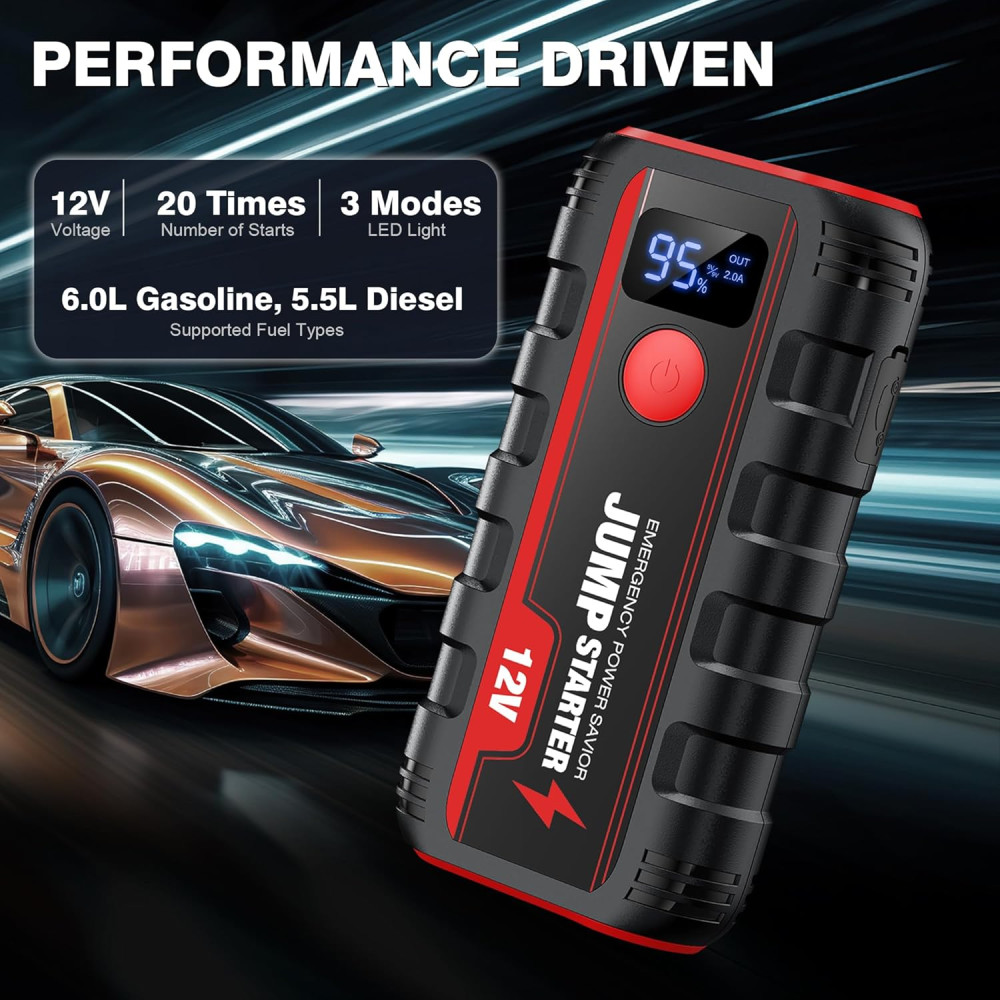 Пусковое устройство для авто Ginarelo QB-08 2000A 12V