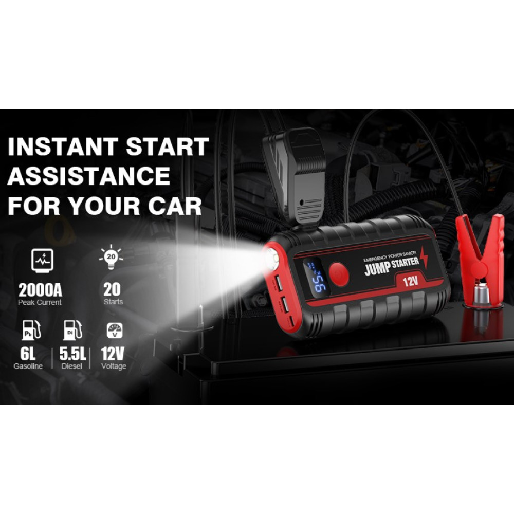 Пусковое устройство для авто Ginarelo QB-08 2000A 12V