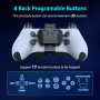 Подключаемые лепестки IWGAME для контроллера PS-5, 4 задние кнопки для геймпада PS-5,совместимость с PS-5, ПК, Mac, Android
