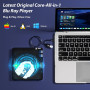 Внешний Blu Ray привод 5-в-1 с USB 3.0 Type-C, запись-воспроизведение 3D дисков
