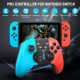Беспроводной геймпад (джойстик) Cehensy Switch для Nintendo, синий/красный