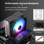 Кулер Thermalright Assassin X 120R SE 120 мм 1550 об/мин 4-пиновый RGB для AMD Intel