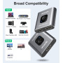 HDMI-коммутатор, разветвитель 4k/60 Гц, из алюминия, совместимый с Xbox PS5/4/3...