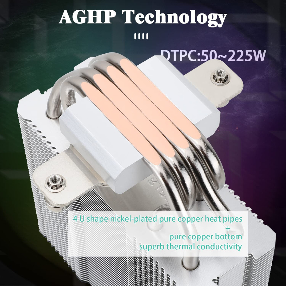 Кулер Thermalright Assassin X 120R SE 120 мм 1550 об/мин 4-пиновый RGB для AMD Intel
