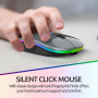 Беспроводная мышь для ПК, ноутбука и т.д. 2.4GHz Bluetooth, 1600dpi Type-C, (черная)