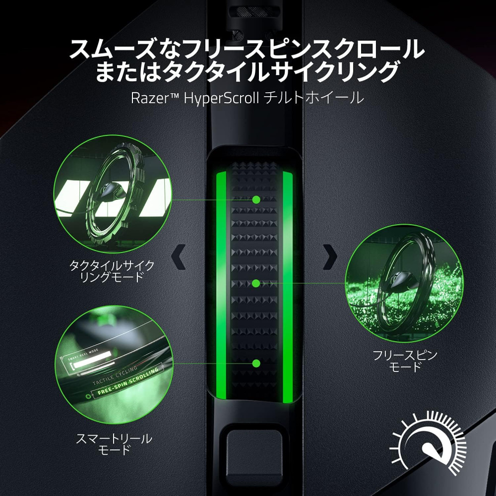Ігрова USB-мишка Razer, 11 кнопок, сенсор Focus+, оптичний перемикач