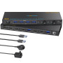 KVM перемикач camgeet HDMI 2,1 USB 3,0 для 2 ПК та 2 моніторів 8K 60 Гц