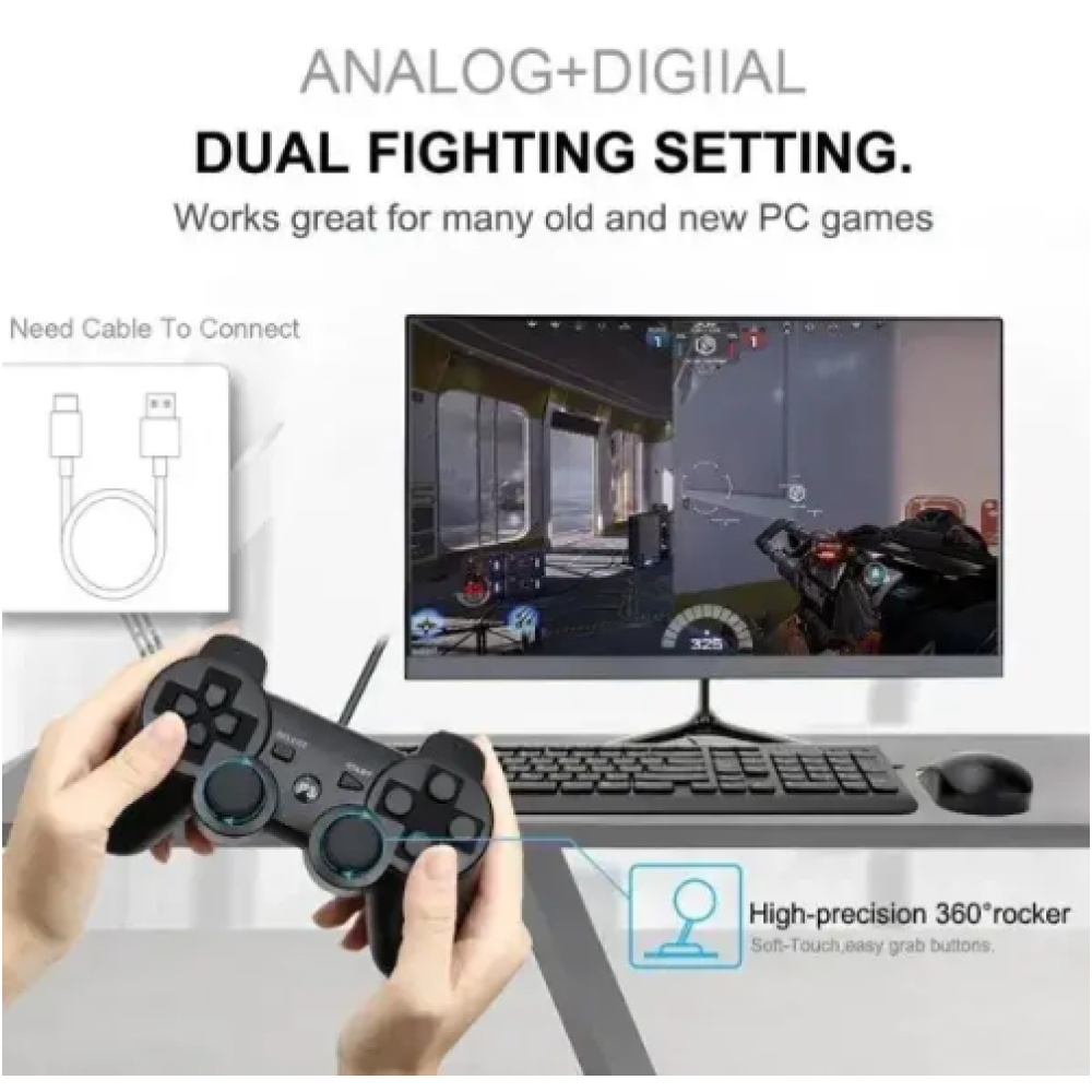  2 беспроводных геймпада Ceozon PS3 Controller, совместимых с пультом дистанционного управления PS3 