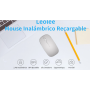 Беспроводная мышь Leolee, перезаряжаемая, 2.4G, оптический бесшумный клик