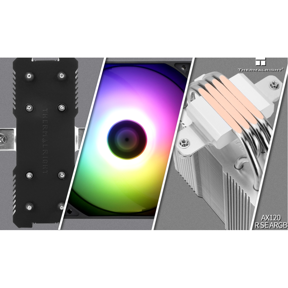Кулер Thermalright Assassin X 120R SE 120 мм 1550 об/мин 4-пиновый RGB для AMD Intel