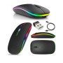 Беспроводная мышь для ПК, ноутбука и т.д. 2.4GHz Bluetooth, 1600dpi Type-C, (черная)