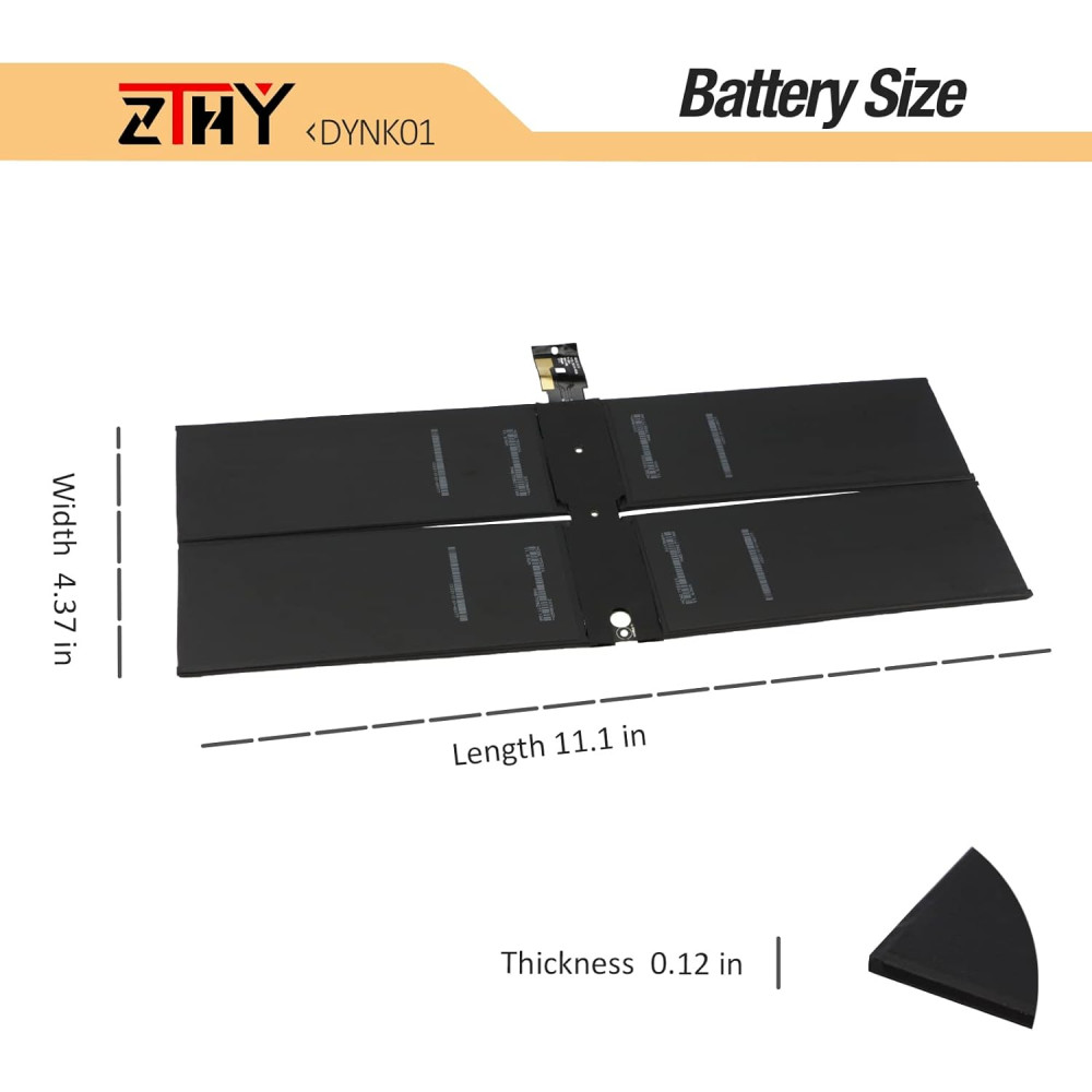 Акумулятор K KYUER DYNK01 G3HTA036H 5970mAh для Microsoft Surface Laptop та Surface Book 45 2Wh 5970mAh