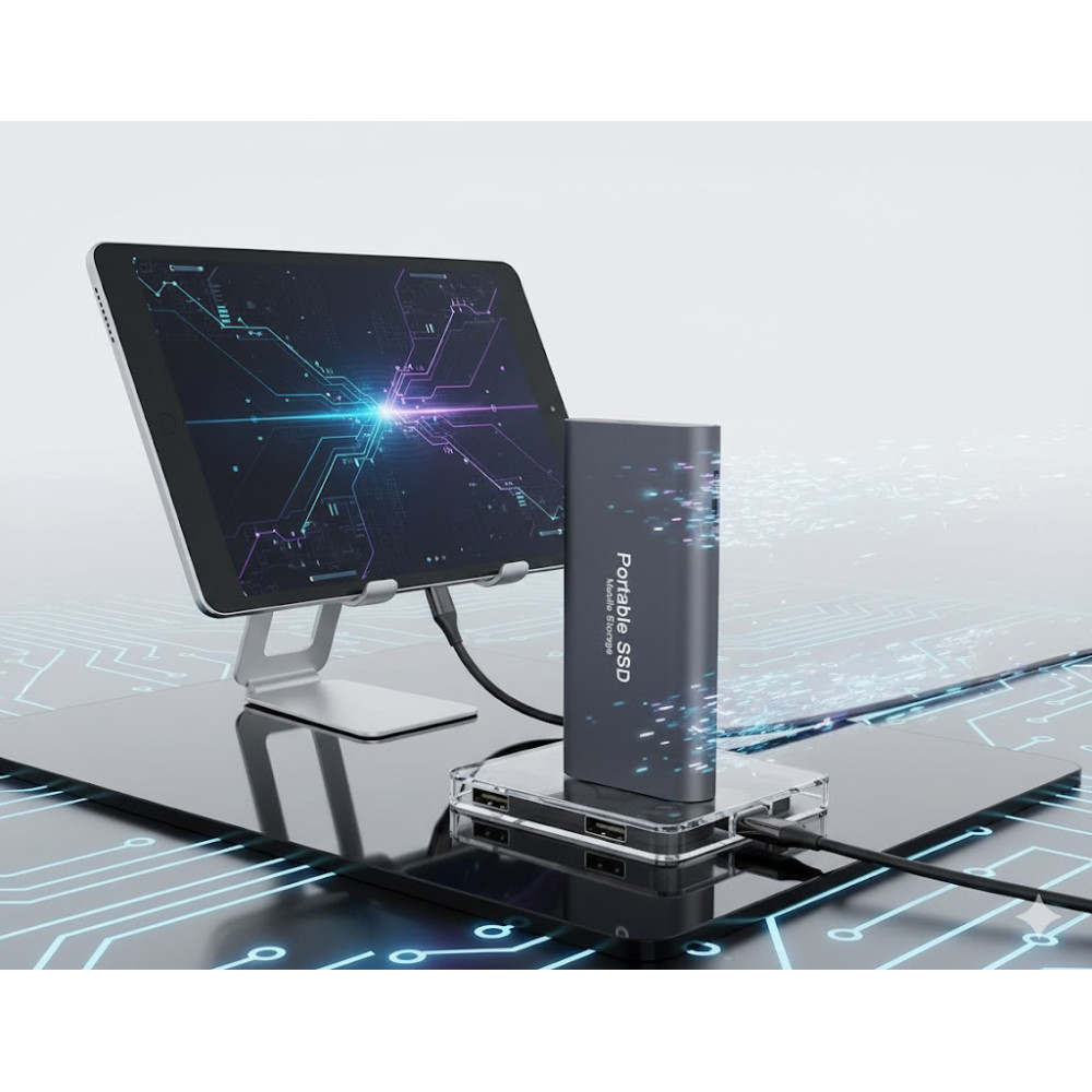 Внешний SSD накопитель 2TB с интерфейсом Type C и USB 3 1