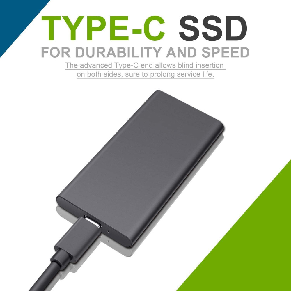 Внешний SSD накопитель 2TB с интерфейсом Type C и USB 3 1