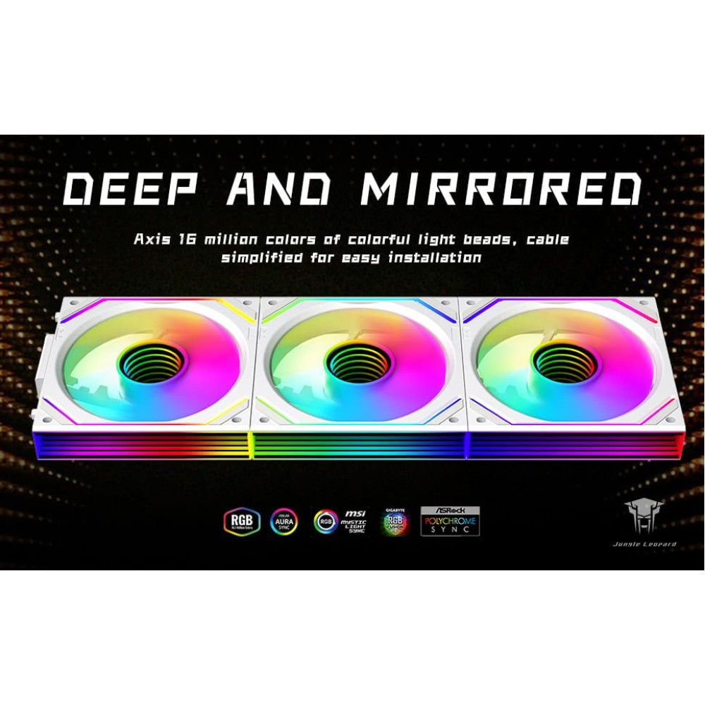 Корпусный вентилятор для ПК Jungle Leopard V2 ARGB 120 мм