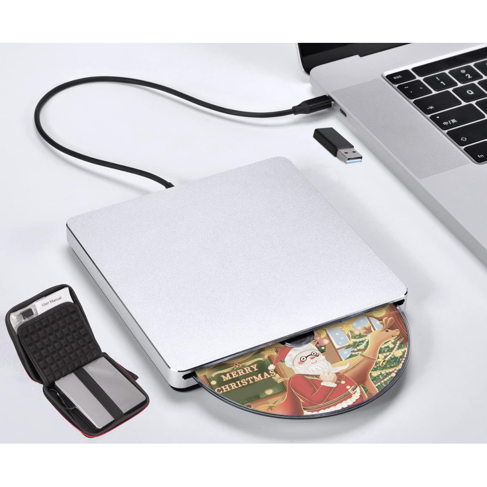 Внешний CD DVD привод NOLYTH USB C для MacBook