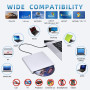 Внешний CD DVD привод NOLYTH USB C для MacBook