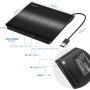 Портативный внешний DVD/CD-привод Cocopa с USB 3 0 чтение и запись