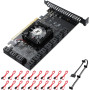 Плата расширения SATA 3 0 на 20 портов через PCIe x16