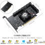 Плата расширения SATA 3 0 на 20 портов через PCIe x16