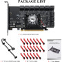 Плата расширения SATA 3 0 на 20 портов через PCIe x16