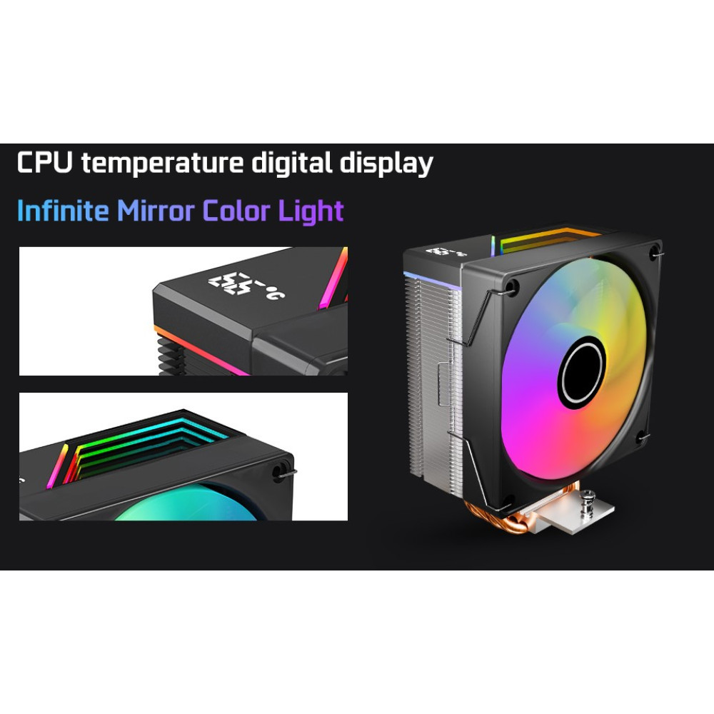 Кулер для процессора Jungle Leopard с дисплеем температуры 1800 RPM