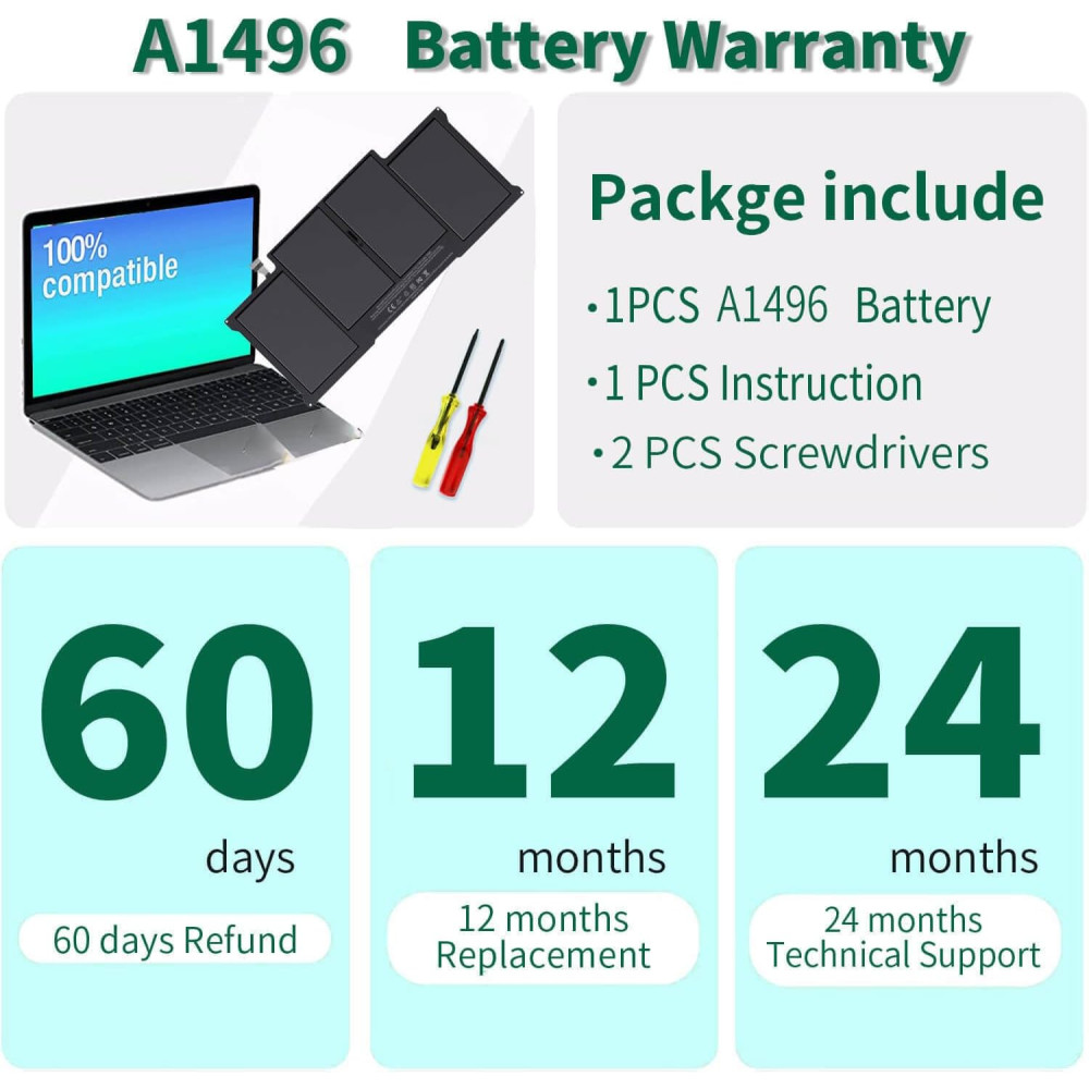 Аккумулятор для MacBook Air 13 дюймов A1405 A1466 A1377 A1496