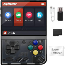 Игровая консоль Whatsko Miyoo Mini+, 3,5-дюймовый IPS-экран, 3000 мА·ч, 64 ГБ памяти