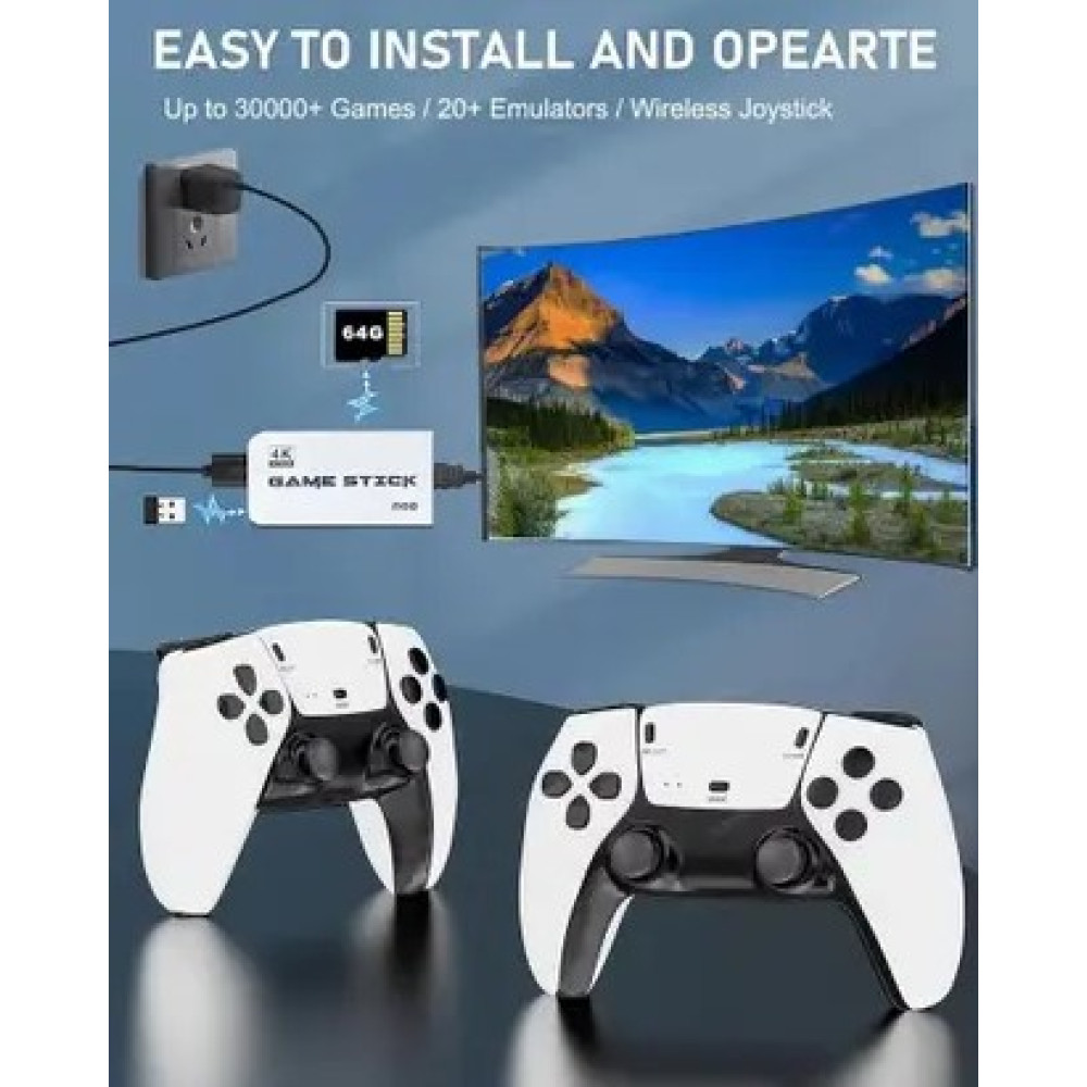 Игровая консоль Whatsko Miyoo Mini+, 3,5-дюймовый IPS-экран, 3000 мА·ч, 64 ГБ памяти