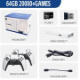 Игровая консоль, Plug and Play, карта памяти 64 ГБ с более чем 20 000 игр, 4K HD