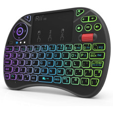 Беспроводная мини-клавиатура Rii X8 с тачпадом подсветкой RGB и аккумулятором