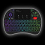 Бездротова міні-клавіатура Rii X8 з тачпадом підсвіткою RGB та акумулятором