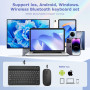 Беспроводная клавиатура + мышь ACETEND Bluetooth + 2 4G QWERTY UK